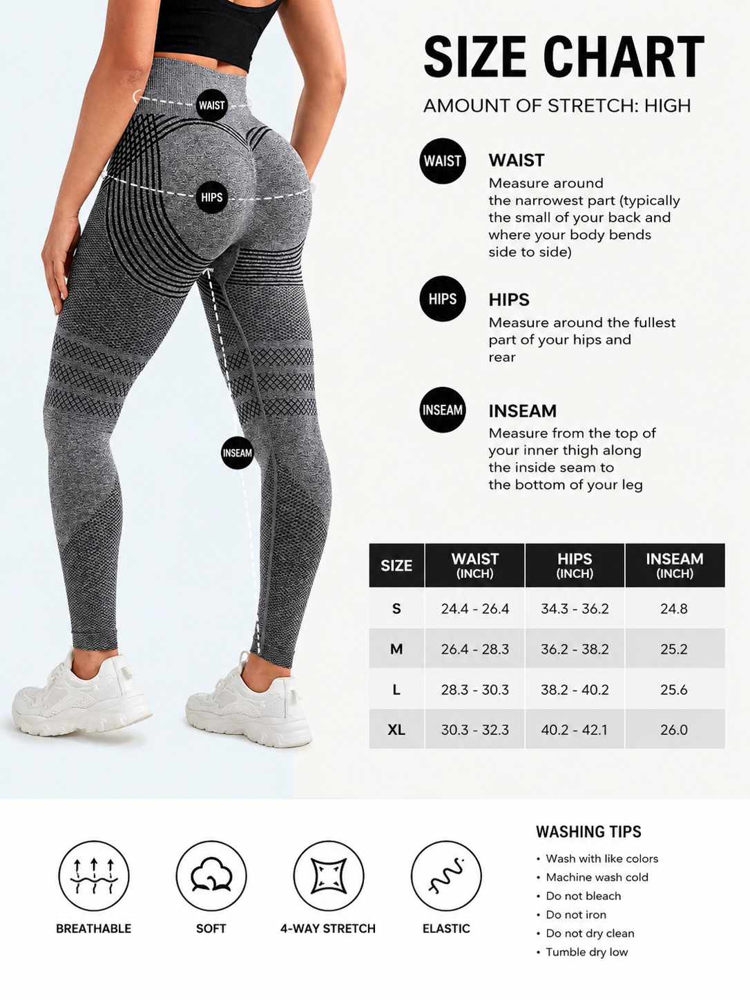 Leggings Seamless Push Up SculptFit – Comfort e Stile in Ogni Movimento