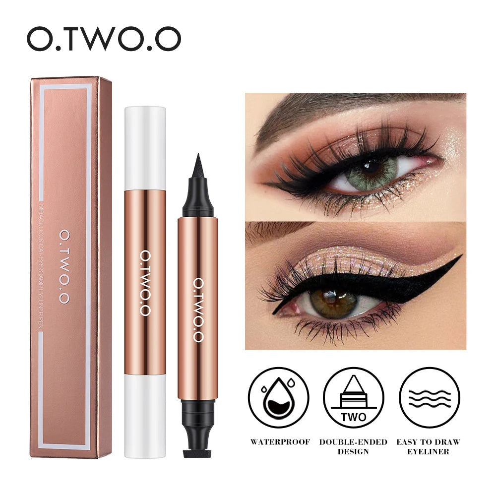 O.TWO.O Eyeliner Stamp Waterproof Liquid - GlamourStore26