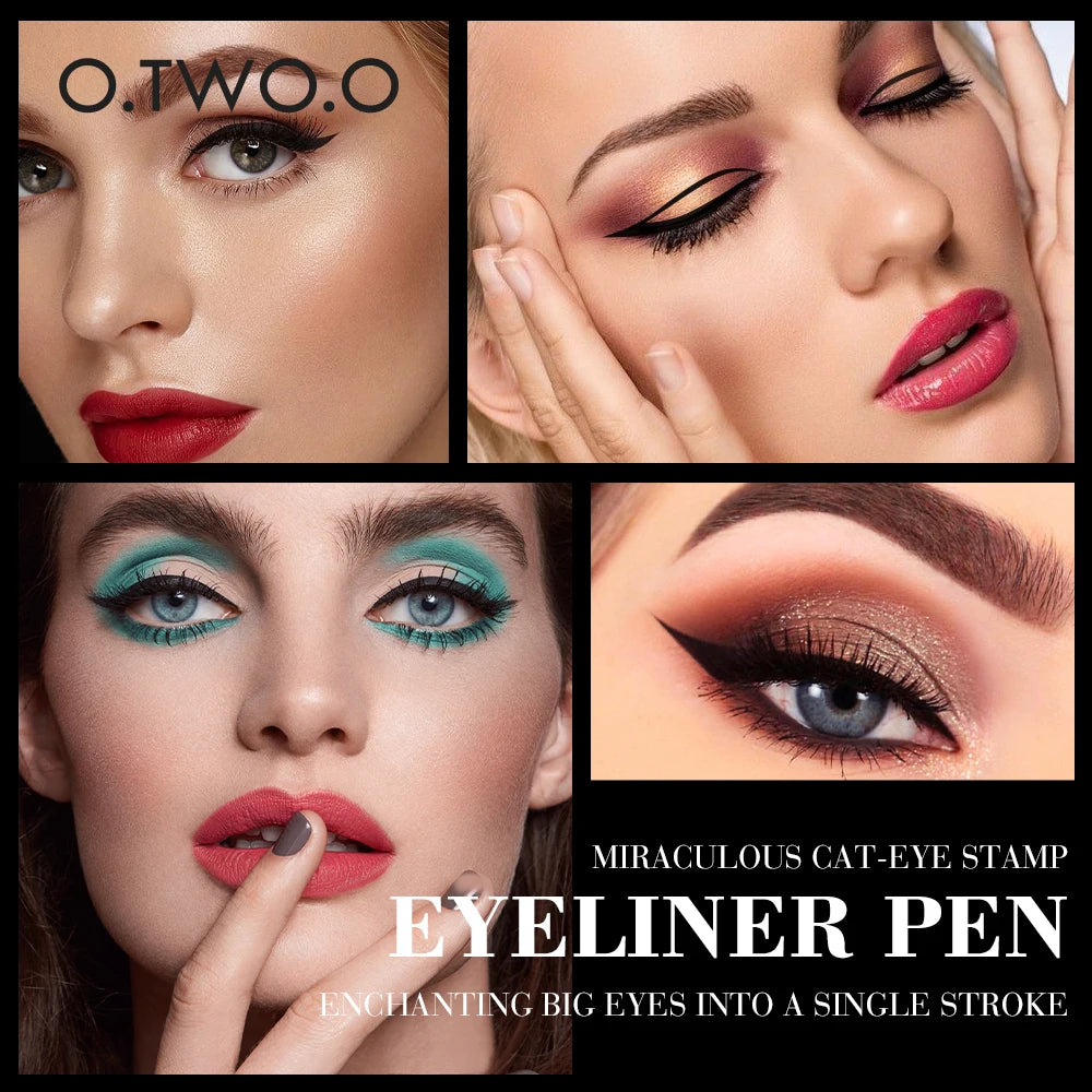 O.TWO.O Eyeliner Stamp Waterproof Liquid - GlamourStore26