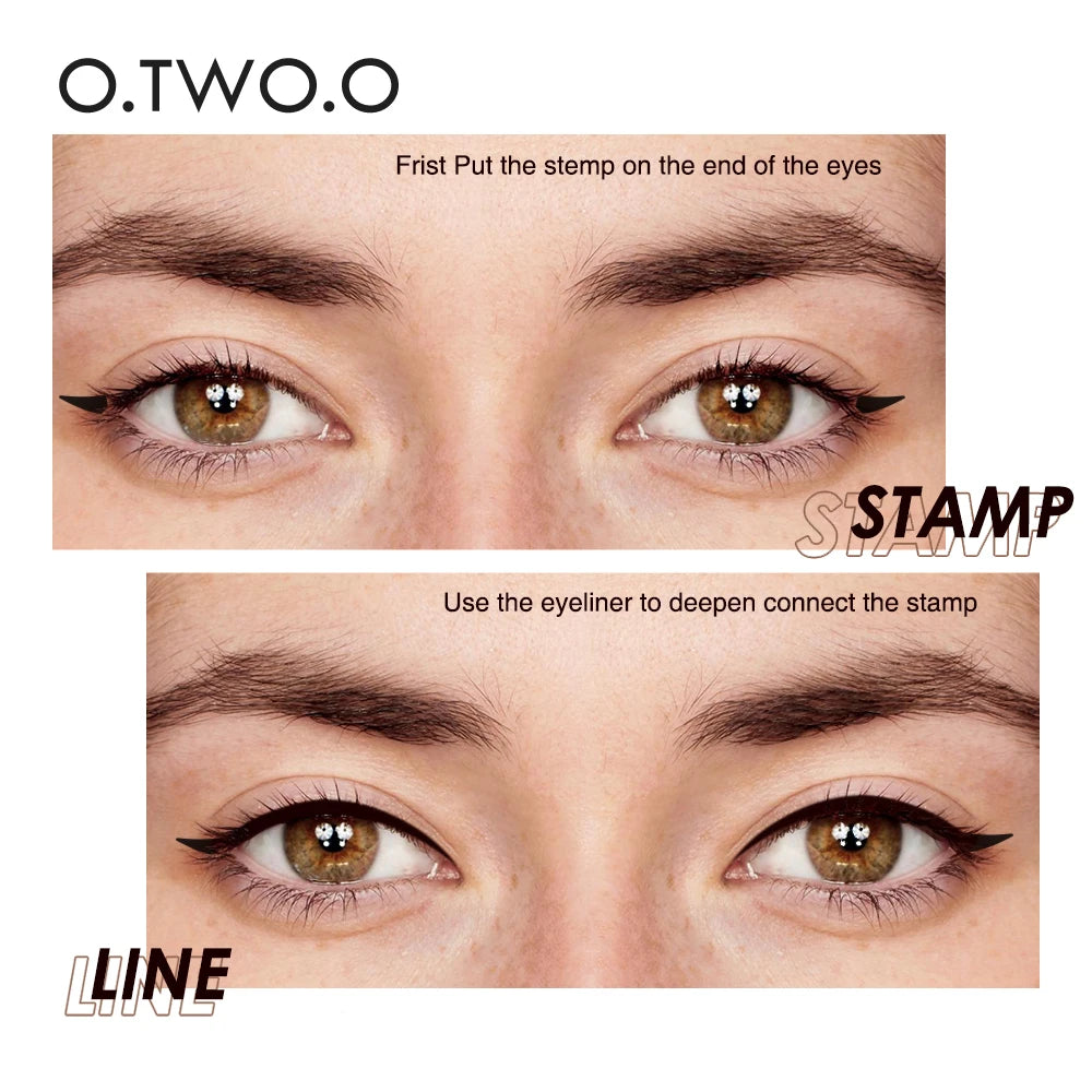 O.TWO.O Eyeliner Stamp Waterproof Liquid - GlamourStore26