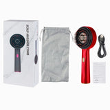 Electric Vibration Massage Comb Red Light Hair Growth Massage Scalp Brush Anti Hair Loss Liquid Oil Applicator Hair Care