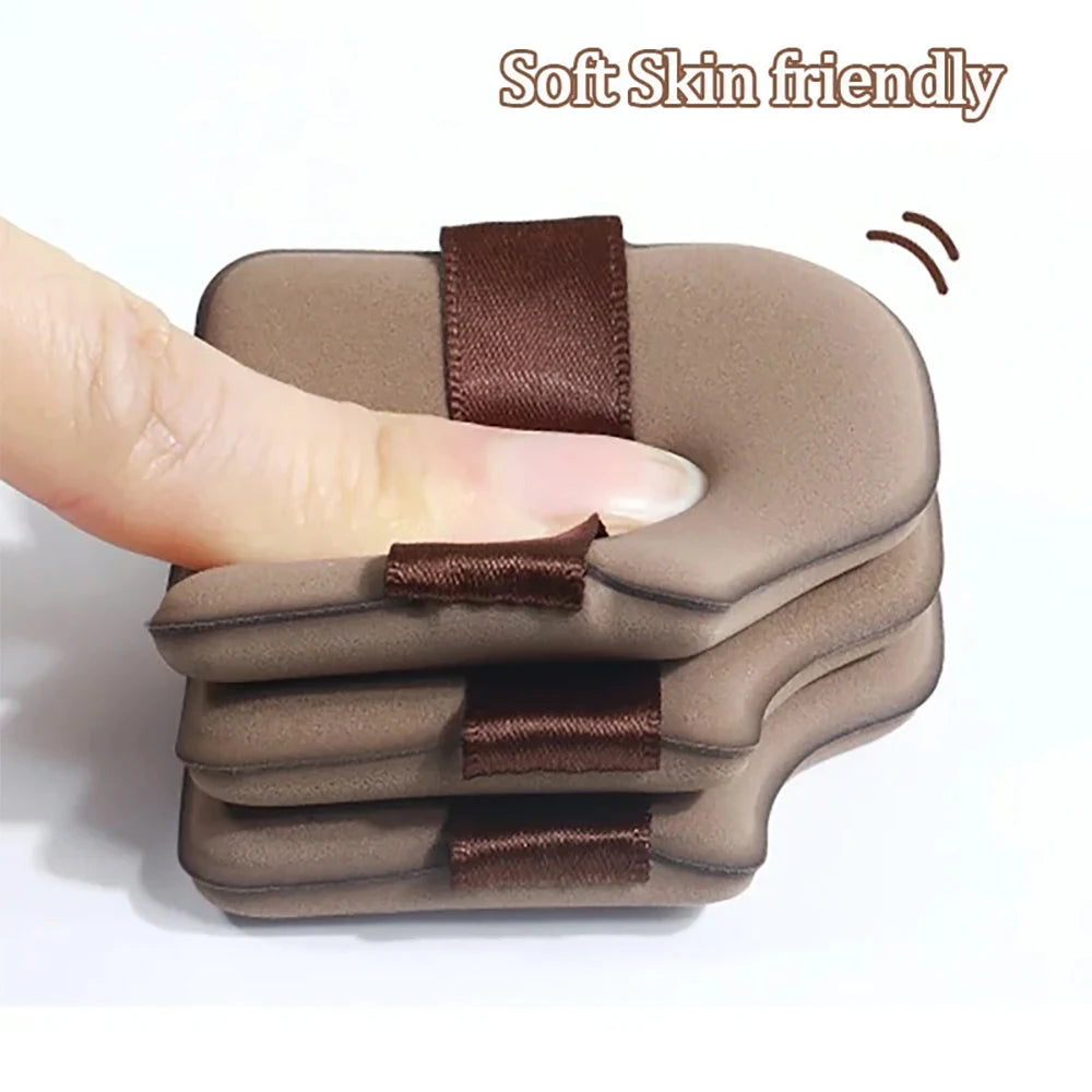 4/6PCS Makeup Blender Puff Air Cushion Foundation Chocolate Velvet Flocking Sponge Loose Powder Puffs Cosmetic Applicator Tool