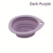 Foldable Silicone Makeup Brush Cleaner Bowl Portable For Powder Puff Eyeshadow Brushes Washing Household Beauty Tool