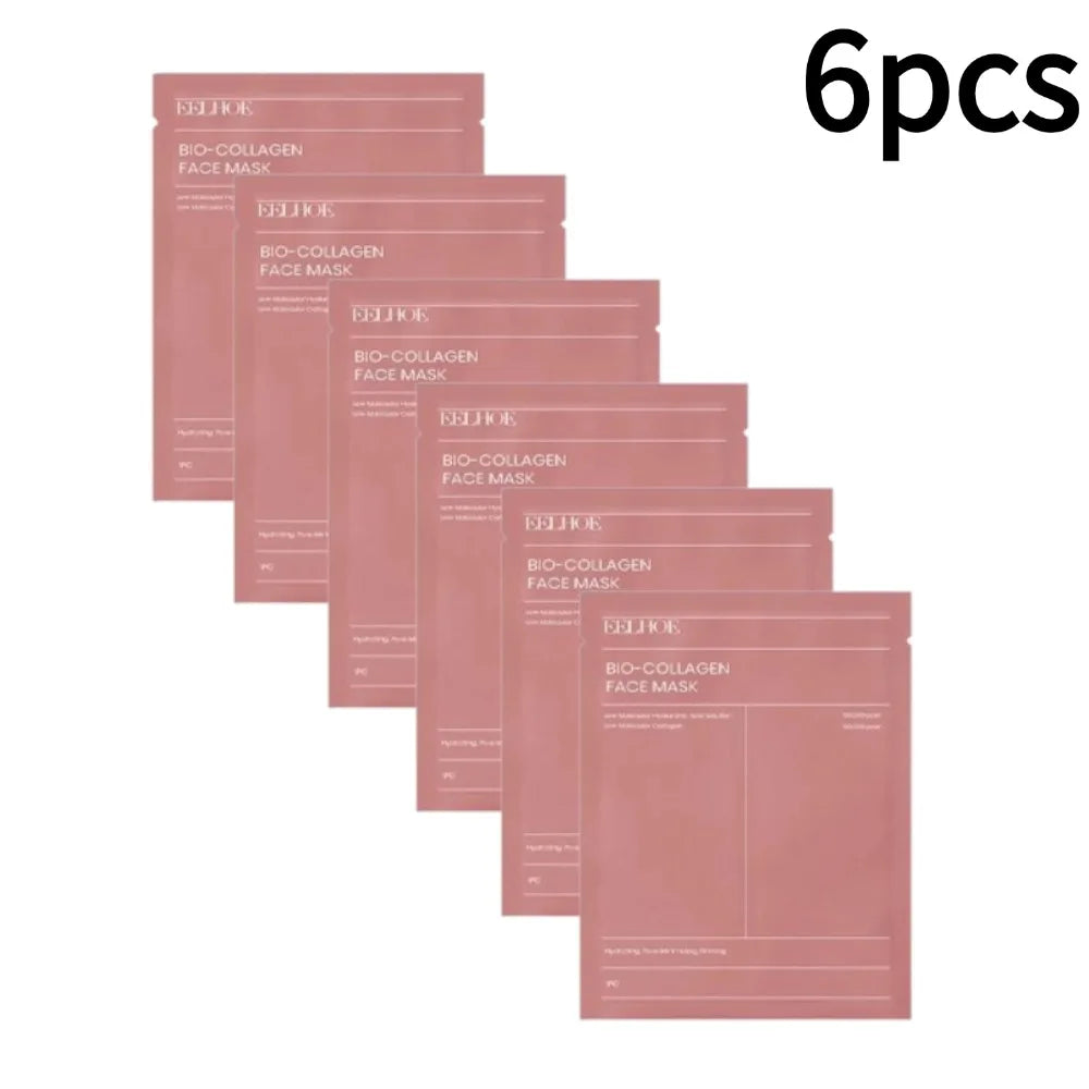 1-10pcs Bio Collagen Face Mask Deep Hydrating Overnight Mask Shrink Pores Moisturizing Refreshing Brightening Korean Skin Care