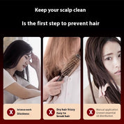 Electric Vibration Massage Comb Red Light Hair Growth Massage Scalp Brush Anti Hair Loss Liquid Oil Applicator Hair Care