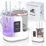 Automatic Rotating Makeup Brush Cleaner Machine Fast Drying Electric  Rubber Collar Cosmetic Clean Tools