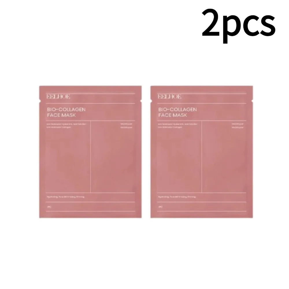 1-10pcs Bio Collagen Face Mask Deep Hydrating Overnight Mask Shrink Pores Moisturizing Refreshing Brightening Korean Skin Care