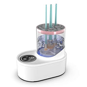Automatic Rotating Makeup Brush Cleaner Machine Fast Drying Electric  Rubber Collar Cosmetic Clean Tools