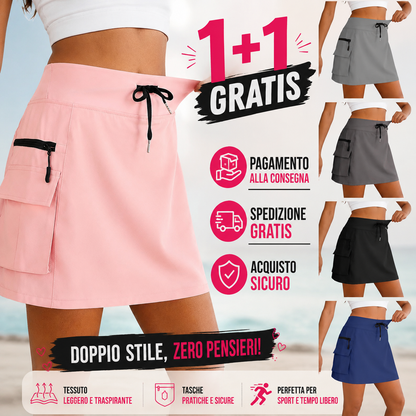 Gonna Pantaloncino Sportiva Donna Comfort e Libertà di Movimento
